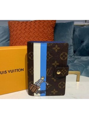 Louis Vuitton Replica R20005 LV Replica Small Ring Agenda Cover Wallet Monogram canvas With Doorman