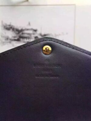 Louis Vuitton Replica SARAH WALLET MONOGRAM VERNIS Black