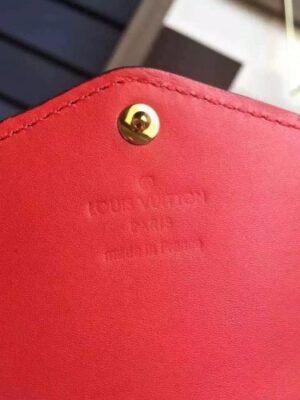 Louis Vuitton Replica SARAH WALLET MONOGRAM VERNIS Cherry M90208