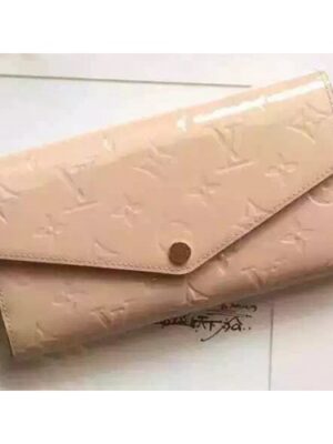 Louis Vuitton Replica SARAH WALLET MONOGRAM VERNIS Dune M90209