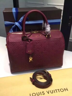 Louis Vuitton Replica SPEEDY BANDOULIÈRE BURGUNDY 30