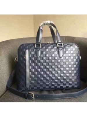 Louis Vuitton Replica STUDIO BRIEFCASE Damier Infini cowhide leather N41492 Cosmos(75405)