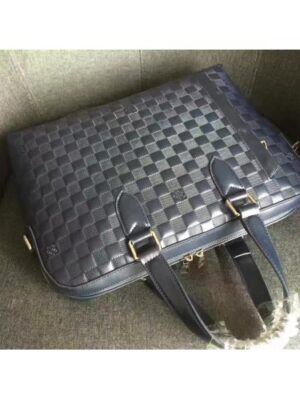 Louis Vuitton Replica STUDIO BRIEFCASE Damier Infini cowhide leather N41492 Cosmos(75405)