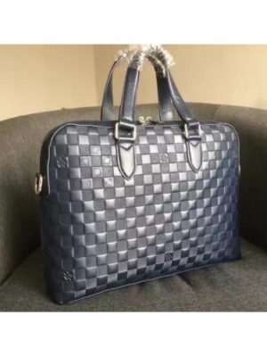 Louis Vuitton Replica STUDIO BRIEFCASE Damier Infini cowhide leather N41492 Cosmos(75405)