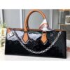 Louis Vuitton Replica Sac Tricot Bag Monogram Vernis Leather Black M44371 2019