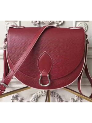 Louis Vuitton Replica Saint Cloud in Epi leather Bags M54155 Red