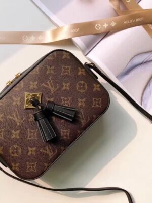 Louis Vuitton Replica Saintonge Monogram Calfskin Bag M43555 Noir