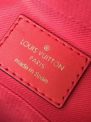 Louis Vuitton Replica Saintonge Monogram Calfskin Bag M43556 Red 2018