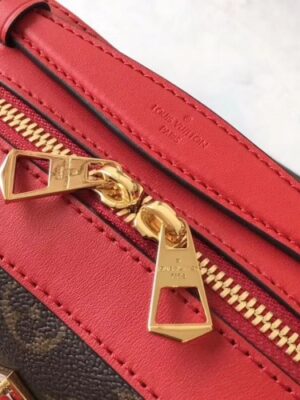 Louis Vuitton Replica Saintonge Monogram Calfskin Bag M43556 Red 2018