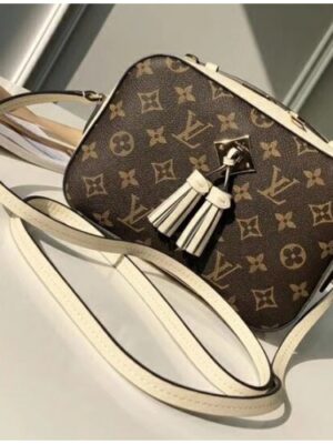 Louis Vuitton Replica Saintonge Monogram Calfskin Bag M43559 Creme 2018