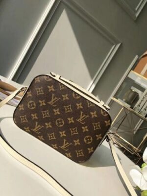 Louis Vuitton Replica Saintonge Monogram Calfskin Bag M43559 Creme 2018