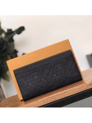 Louis Vuitton Replica Sarah Monogram Empreinte Leather Wallet M61181 Black