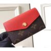 Louis Vuitton Replica Sarah Multicartes Wallet M61274 Red Coquelicot