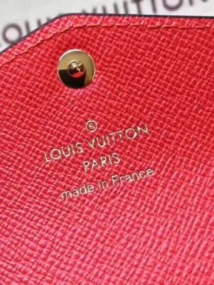 Louis Vuitton Replica Sarah Multicartes Wallet M61274 Red Coquelicot