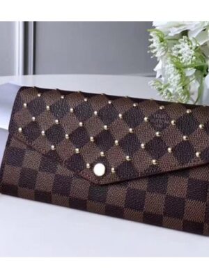 Louis Vuitton Replica Sarah Wallet Damier Ebene Canvas N60123