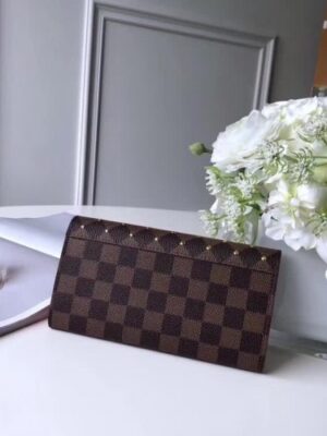 Louis Vuitton Replica Sarah Wallet Damier Ebene Canvas N60123