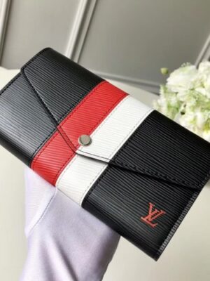 Louis Vuitton Replica Sarah Wallet M62985 Noir Epi leather