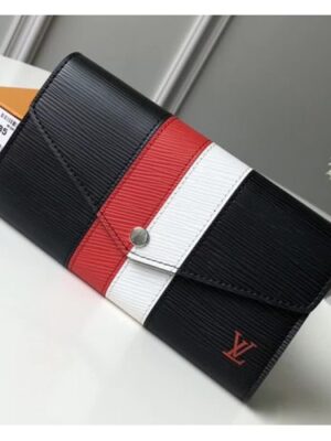 Louis Vuitton Replica Sarah Wallet M62985 Noir Epi leather