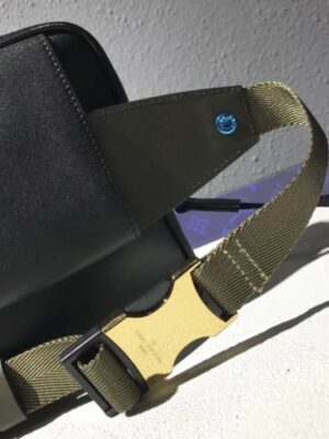 Louis Vuitton Replica Shoulder Belt Bag For Men Black/Yellow 2018