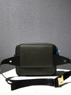 Louis Vuitton Replica Shoulder Belt Bag For Men Green 2018