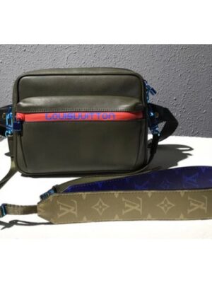 Louis Vuitton Replica Shoulder Belt Bag For Men Green 2018