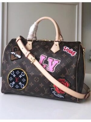 Louis Vuitton Replica Speedy 30 Bandouliere Travel Bag M43989 Monogram Canvas 2018