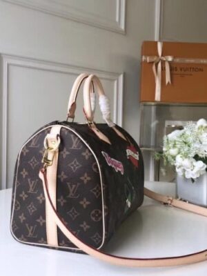 Louis Vuitton Replica Speedy 30 Bandouliere Travel Bag M43989 Monogram Canvas 2018