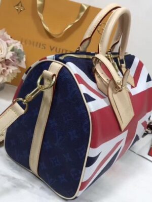 Louis Vuitton Replica Speedy 30 M43892 Red/Blue 2018