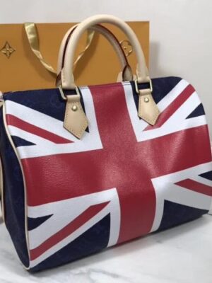 Louis Vuitton Replica Speedy 30 M43892 Red/Blue 2018