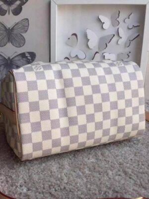 Louis Vuitton Replica Speedy Bandoulière 25 Bag Damier Azur N41374