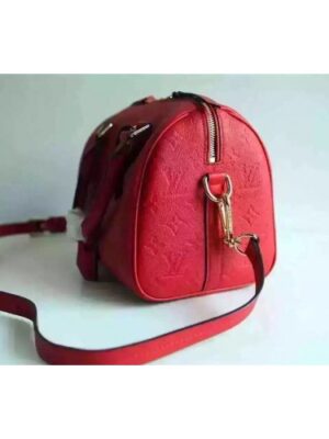 Louis Vuitton Replica Speedy Bandouliere 26 Coquelicot Monogram Empreinte Leather