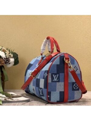 Louis Vuitton Replica Speedy Bandouliere 30 Monogram Denim M45041