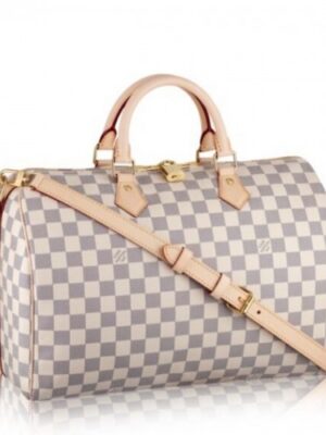 Louis Vuitton Replica Speedy Bandoulière 35 Bag Damier Azur N41372