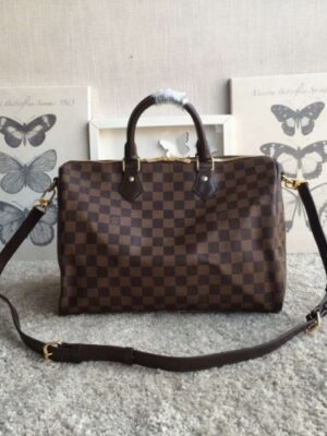 Louis Vuitton Replica Speedy Bandoulière 35 Damier Ebene N41366