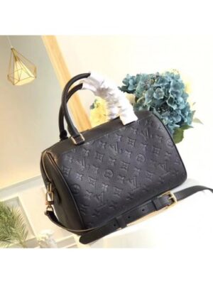 Louis Vuitton Replica Speedy Bandouliere with Empreinte Leather M42403 Noir