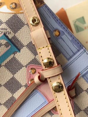 Louis Vuitton Replica Summer Trunks Damier Azur Canvas Neonoe Bag N41066 2018