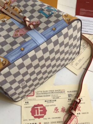 Louis Vuitton Replica Summer Trunks Damier Azur Canvas Neonoe Bag N41066 2018