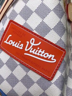 Louis Vuitton Replica Summer Trunks Damier Azur Canvas Neverfull MM Bag N41065 2018