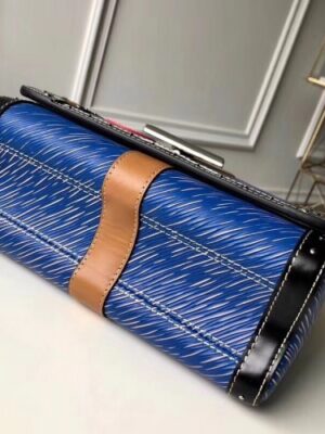 Louis Vuitton Replica Summer Trunks EPI Twist MM Bag M54283 Denim Blue 2018