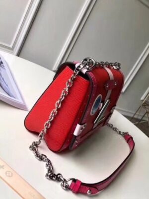 Louis Vuitton Replica Summer Trunks EPI Twist MM Bag Red/Fuchsia 2018