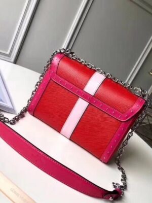 Louis Vuitton Replica Summer Trunks EPI Twist MM Bag Red/Fuchsia 2018