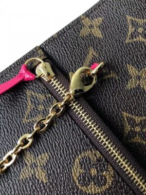 Louis Vuitton Replica Summer Trunks Monogram Canvas Chain Pochette Weekend Clutch Bag M62456 2018