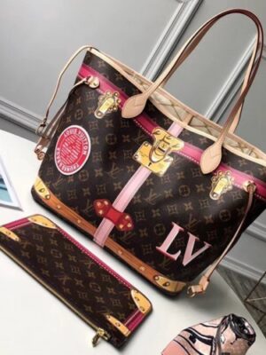 Louis Vuitton Replica Summer Trunks Monogram Canvas Neverfull MM Bag M41390 2018