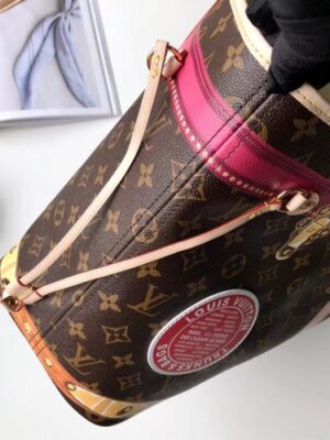 Louis Vuitton Replica Summer Trunks Monogram Canvas Neverfull MM Bag M41390 2018