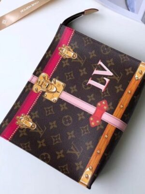 Louis Vuitton Replica Summer Trunks Monogram Canvas Poche Toiletry Pouch 26 Bag M43614 2018