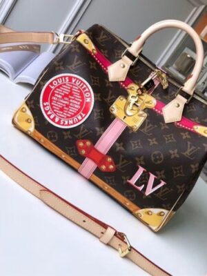 Louis Vuitton Replica Summer Trunks Monogram Canvas Speedy Bandouliere 30 Bag M41386 2018