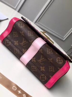 Louis Vuitton Replica Summer Trunks Monogram Canvas Twist MM Bag Fuchsia 2018