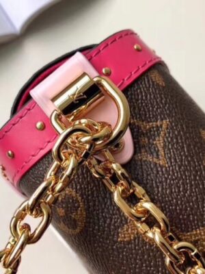 Louis Vuitton Replica Summer Trunks Monogram Canvas Twist MM Bag Fuchsia 2018