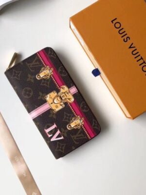 Louis Vuitton Replica Summer Trunks Monogram Canvas Zippy Wallet M62616 2018