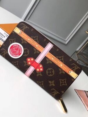 Louis Vuitton Replica Summer Trunks Monogram Canvas Zippy Wallet M62616 2018